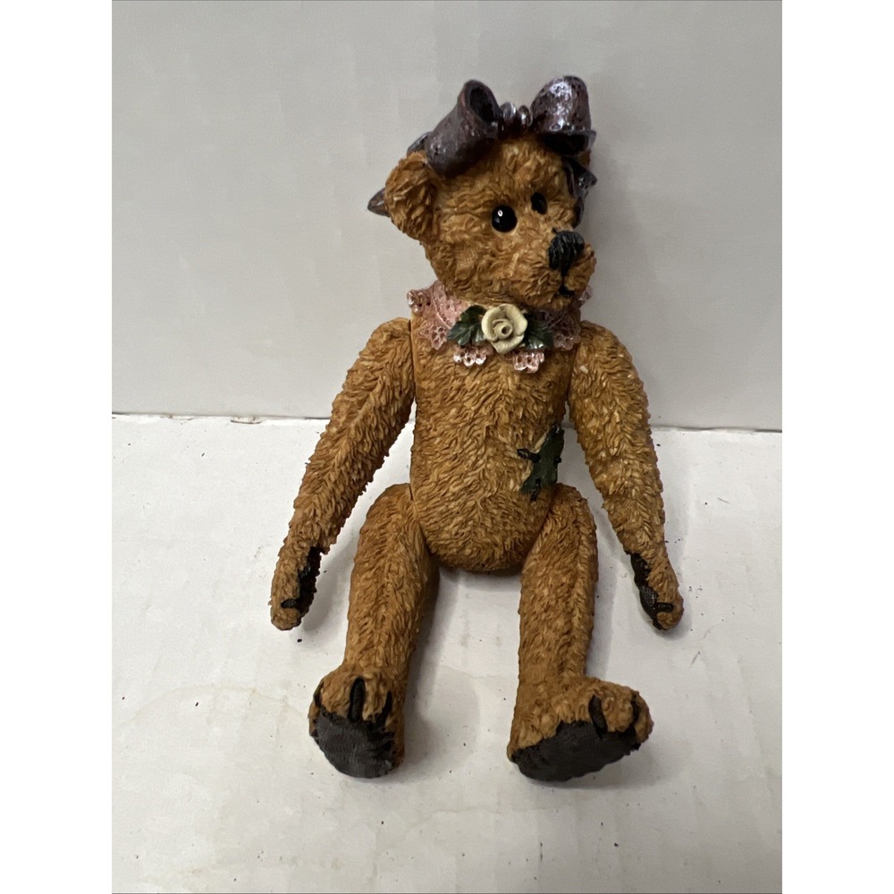 Boyds Shoe Box Bears Gertrude‎ "Gerti" Grizberg Jointed Figurine